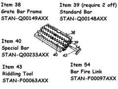 AGA BAR FIRE STANDARD Q00148AXX